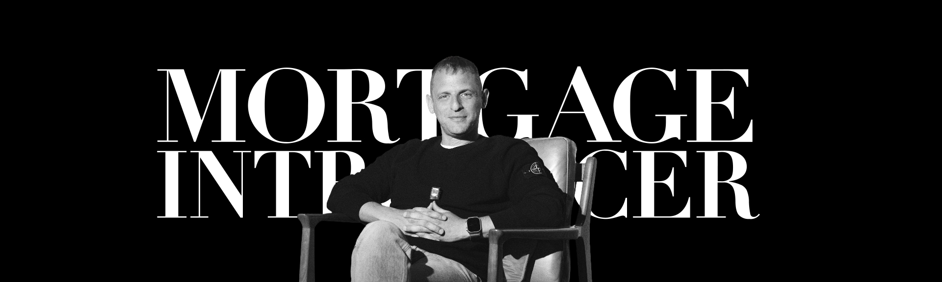 Duncan Kreeger in a Mortgage Introducer photoshoot for the Global 100 mortgage leaders feature